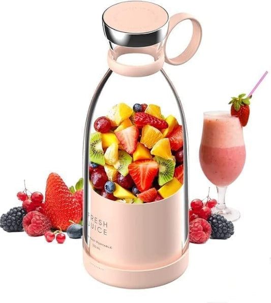 Portable Blender, USB Rechargeable Mini Juicer Blender, Electric Juicer Bottle Blender Grinder Mixer
