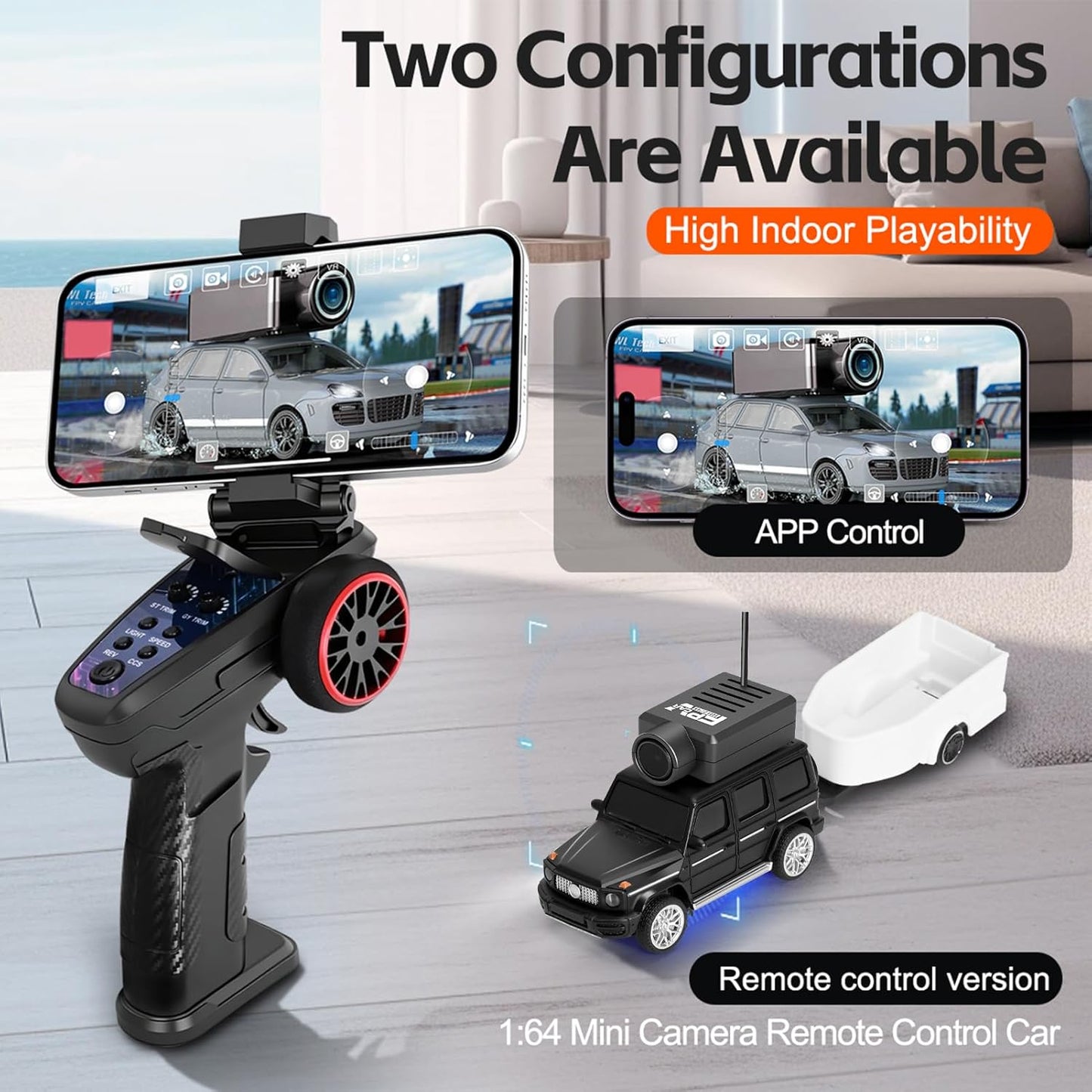 Mini RC Car with HD Camera & Live View