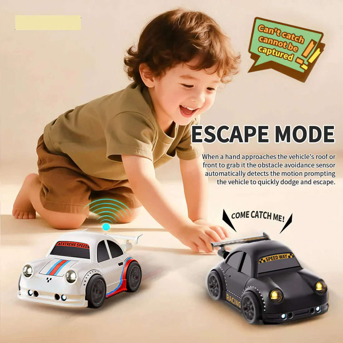 Smart Motion Sensor RC Car With Follow Me Escape Mode 699